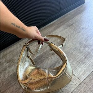Zara Gold & Silver Metallic Mini Bag